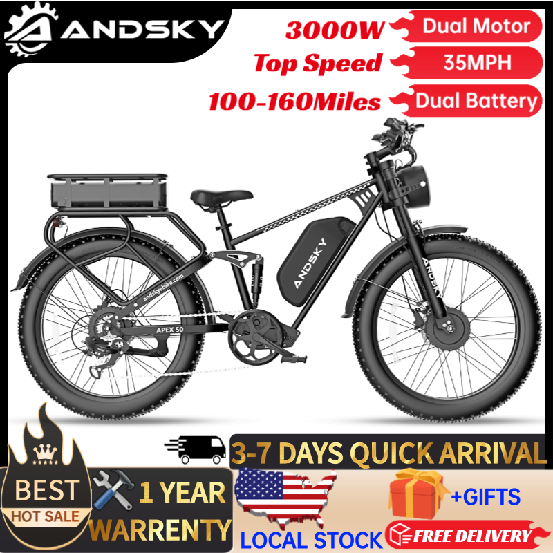 Luxury Bags In Sale - Bicicleta Elétrica ANDSKY Apex50 AWD 3000W