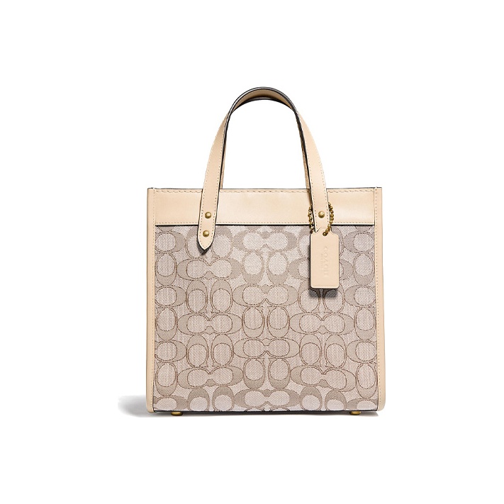 Tote Bag Leather Monogram - Bolsa Tote COACH em Tecido Field