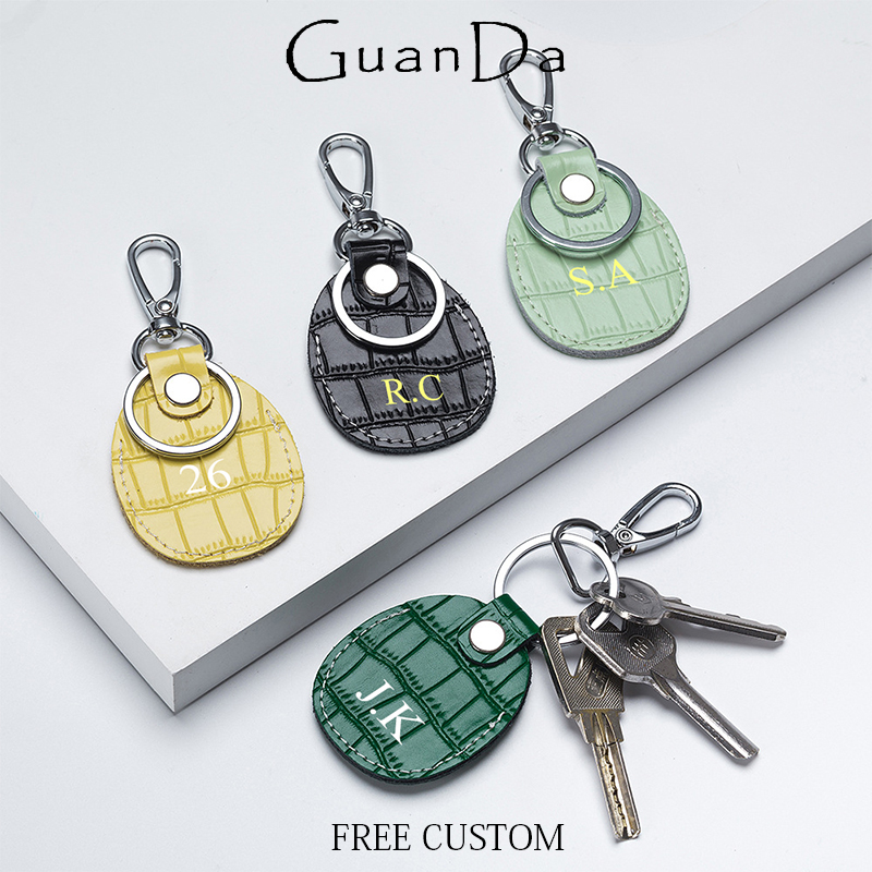 Luxury Bags In China Wholesale - Chaveiro de Couro de Crocodilo Luxuoso