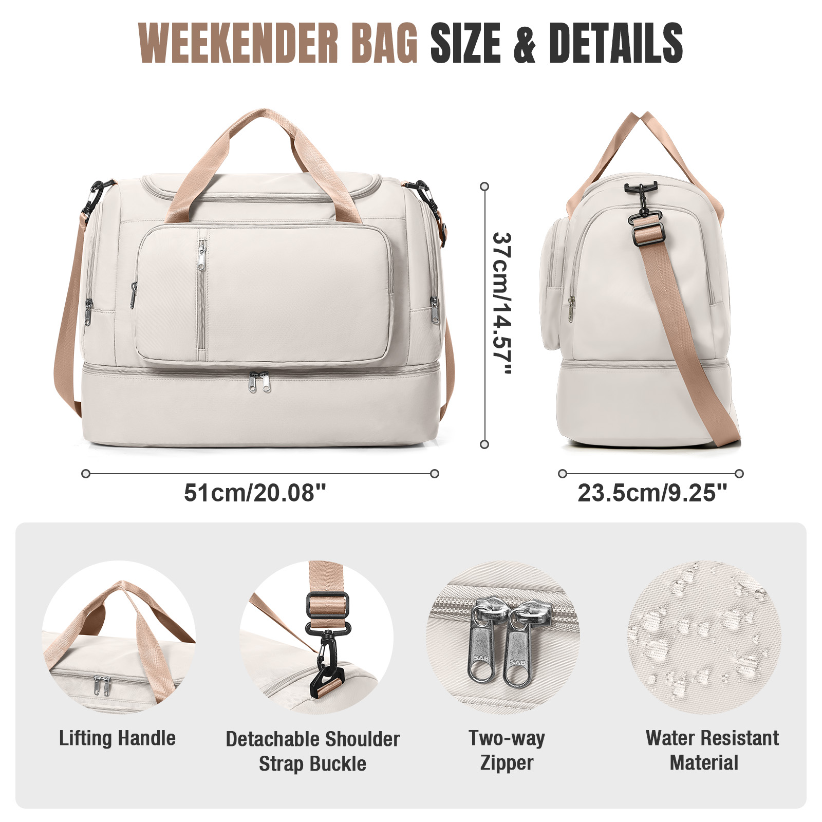 Bolsas de viagem para itens pe - Weekender Bag Duffle avaliação e preço