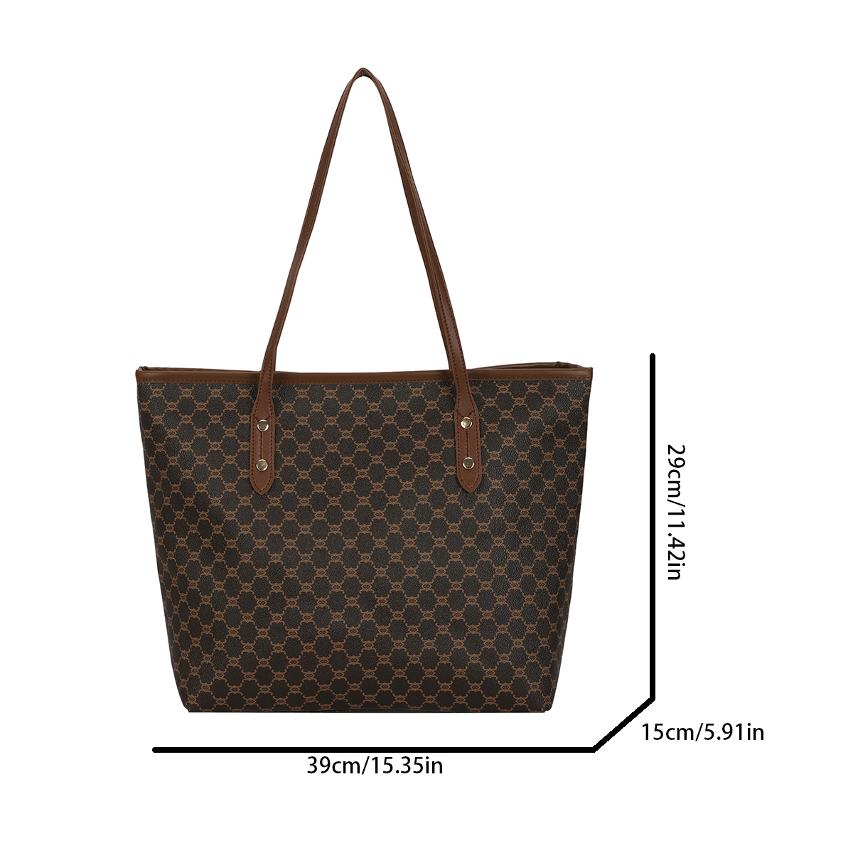 Bolsa de Ombro Vintage de Luxo - Tote Bag Leather Monogram avaliação e preço
