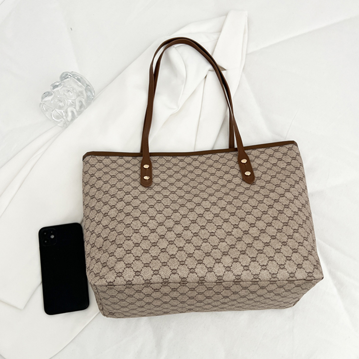 Bolsa de Ombro Vintage de Luxo - Tote Bag Leather Monogram avaliação e preço