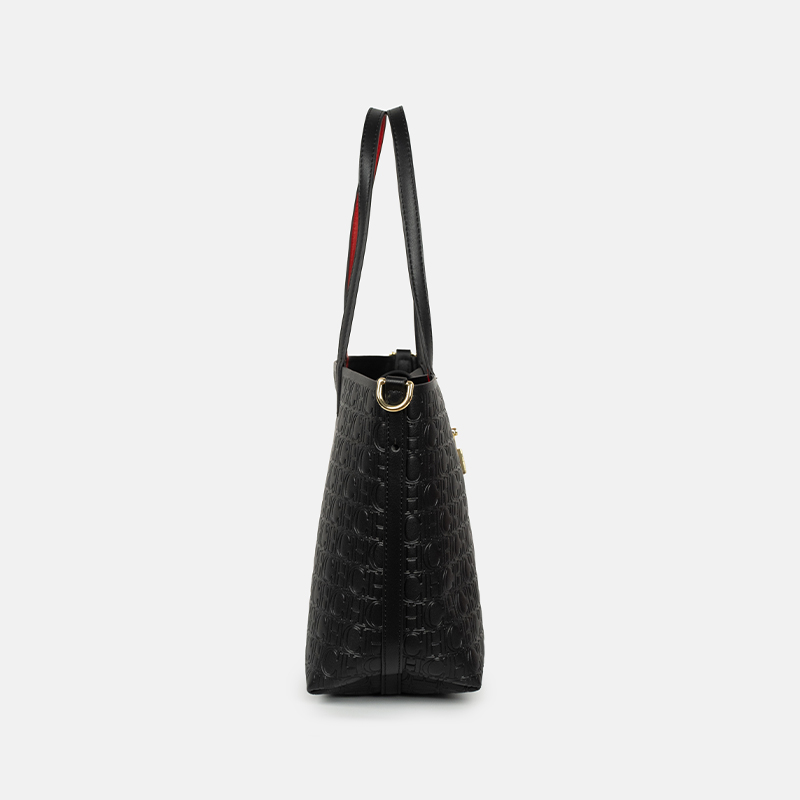 Bolsa Tote CH com Monograma em - Tote Bag Leather Monogram avaliação e preço