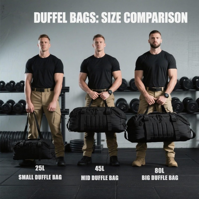 Mochila Tática LQARMY 25L 45L  - Weekender Bag Duffle avaliação e preço