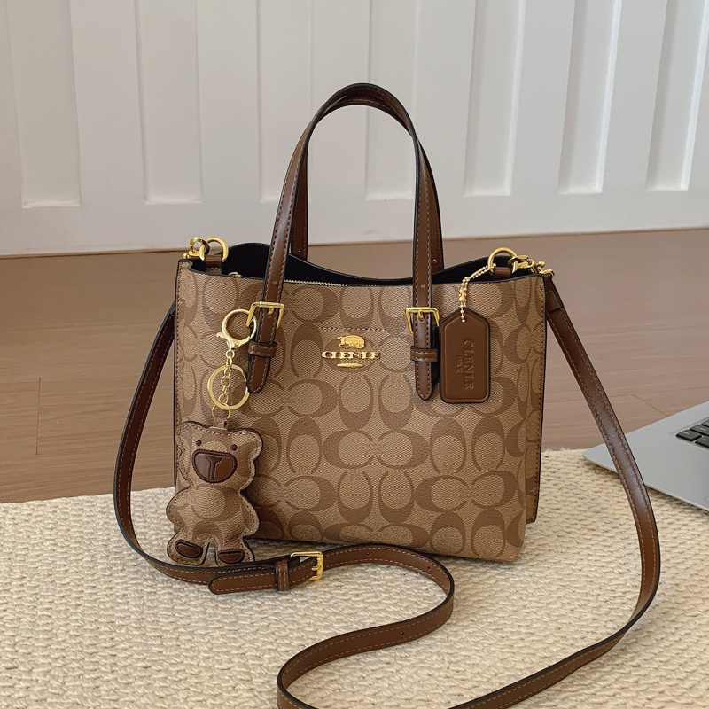 Bolsa Tote Elegante com Monogr - Tote Bag Leather Monogram avaliação e preço